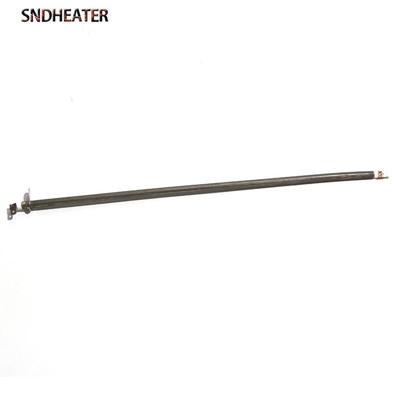 SNDHEATER 2pcs Electric Oven Heater Element 304SS Tube 6.6mm*360/365/370/380/385mm 6mm wide Round Sheet 350W 110V/220V