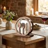 Hollow Out Wooden Napkin Holder Rustic Spork Napkin Stand Tissue Storage Holder  Home Restaurant