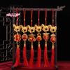 1/10Pcs 2026 Year of the Horse Wall Hanging Car Ornament 3D Horse Lantern Red Gold Pendant Chinese New Year Lucky Decor Gifts