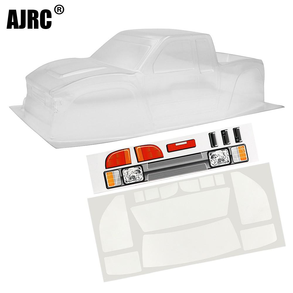 12.3inch 313mm Wheelbase Clear Pickup Body Shell Kit For 1/10 Rc Crawler Axial Scx10 Scx10 Ii 90046 Trax Trx4