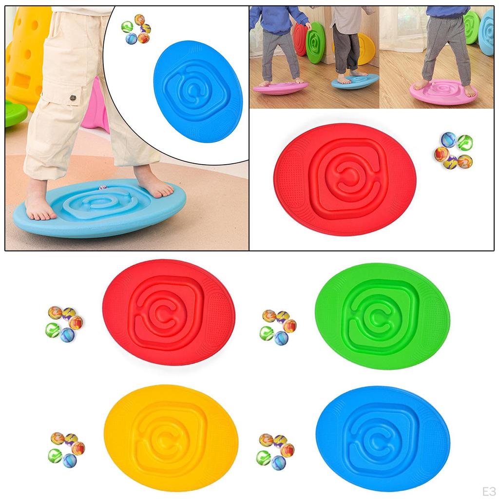 Activity Toy for Children Featuring A Balance Board And Five Balls