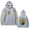 Anime Demon Slayer Agatsuma Zenitsu Graphic Hoodie Men Women Clothing Cartoon Oversized Sweatshirt Men's Hoodies