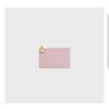 Used Zipped Card Holder Triomphe Charm Grained Calfskin CELINE