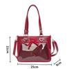 Spicy Girl Cool Ita Bag Large Capacity Transparent Pain Layer Crossbody Bag Love Chain Ulzzang Shoulder Bag Handbag