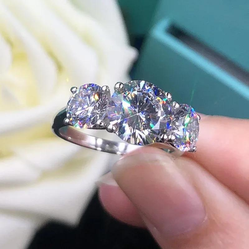 Fashion Versatile Cubic Zirconia Ring For Women Simple Stylish Wedding Bride Accessory Party Jewelry Drop Shipping