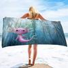Salamander Beach Towel Oversized,Microfiber Beach Towel,Super Absorbent Sand Free Newt Cool Swim Beach Towels for Reptile Lovers