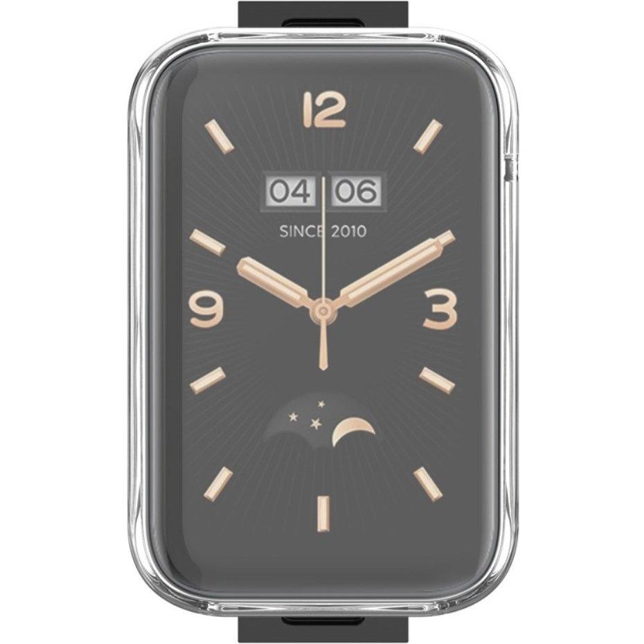 Silicone Case with Screen Protector for Xiaomi Mi Band 7 Pro, Transparent