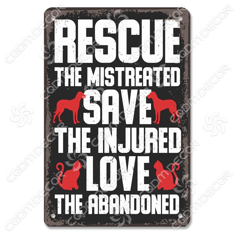 Beware of Dog Warning Tin Sign Metal Plate Caution Danger Dogs Vintage Poster Metal Plaque Garden Backyard Farm Home Wall Decor