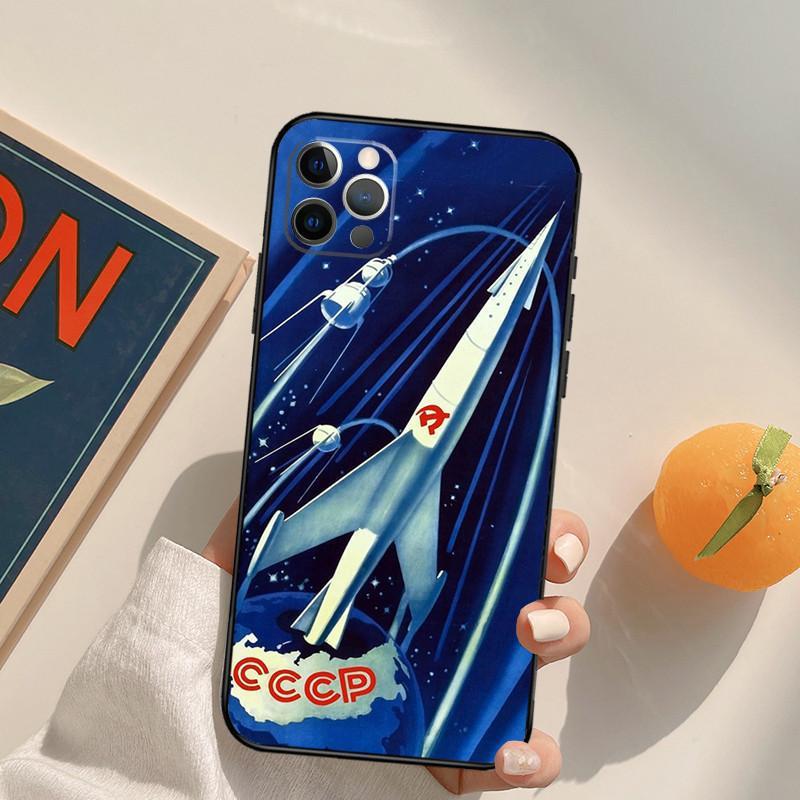 Applicable To Iphone11 Mobile Phone Case, Soviet Union Flag Mobile Phone Case, Painted Anti-Drop For Anti-Drop