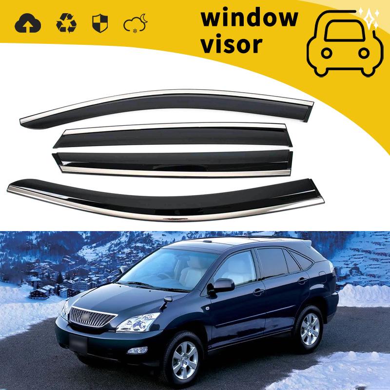 Toyota Harrier 2014-2022 Rain Deflector Door & Sun Visor Shield.