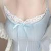 2026 Spring Summer Plus Size Bow Lace Camisole: Slim Fit Layered Women’s Vest