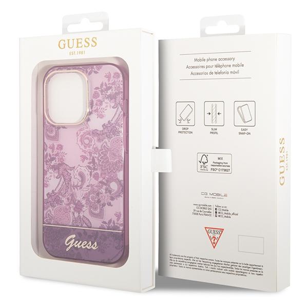 Guess Guhcp14Xhgplhf Iphone 14 Pro Max6,7 Fuksja/Fuschia Hardcase Porcelain Collection