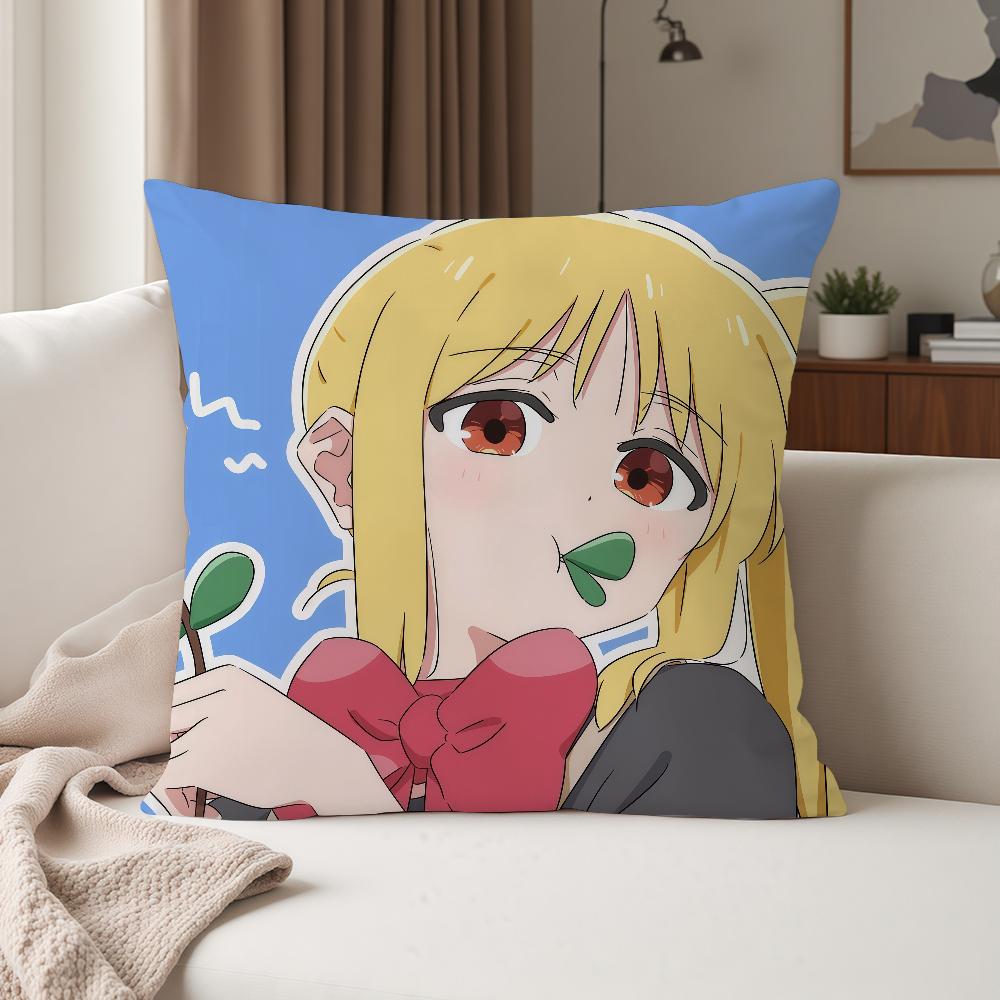 Anime Bbocchi The Rock Pillow Case Suitable For Bedrooms Living Rooms Cars Home Decoration