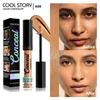 Concealer Covers Acne Marks, Dark Circles, Spots, Tattoos, Scars, Contouring Foundation, Long-lasting Waterproof and Quick-drying Liquid Concealer