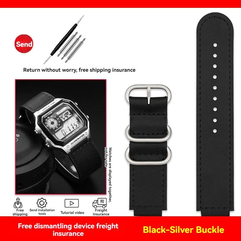 Upgrade All Metal Case Fashion For Casio AE1200 Mod Kit Modified 3299 AE-1200 Bezel Strap Stainless Steel Watch Band Accessories