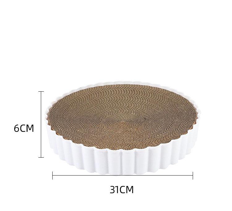 

Круглая когтеточка для кошек, шлифовальные когти, картон, гофрированная бумага, когтеточка для кошек, скребки для котят, мебель для домашних животных