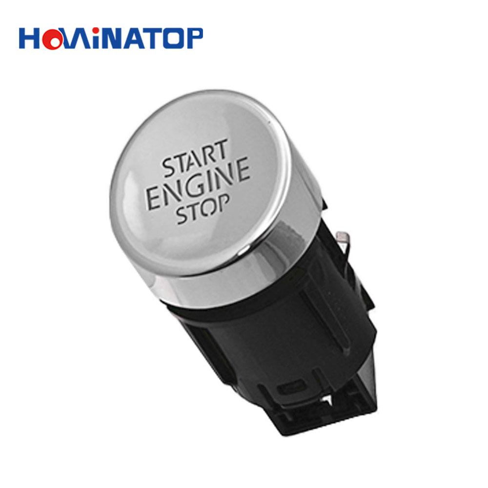 HOWINATOP 56D959839A 4 Pin Car Ignition Start Control Switch Button For Volkswagen Lavida Sagitar Bora OEM Replacement