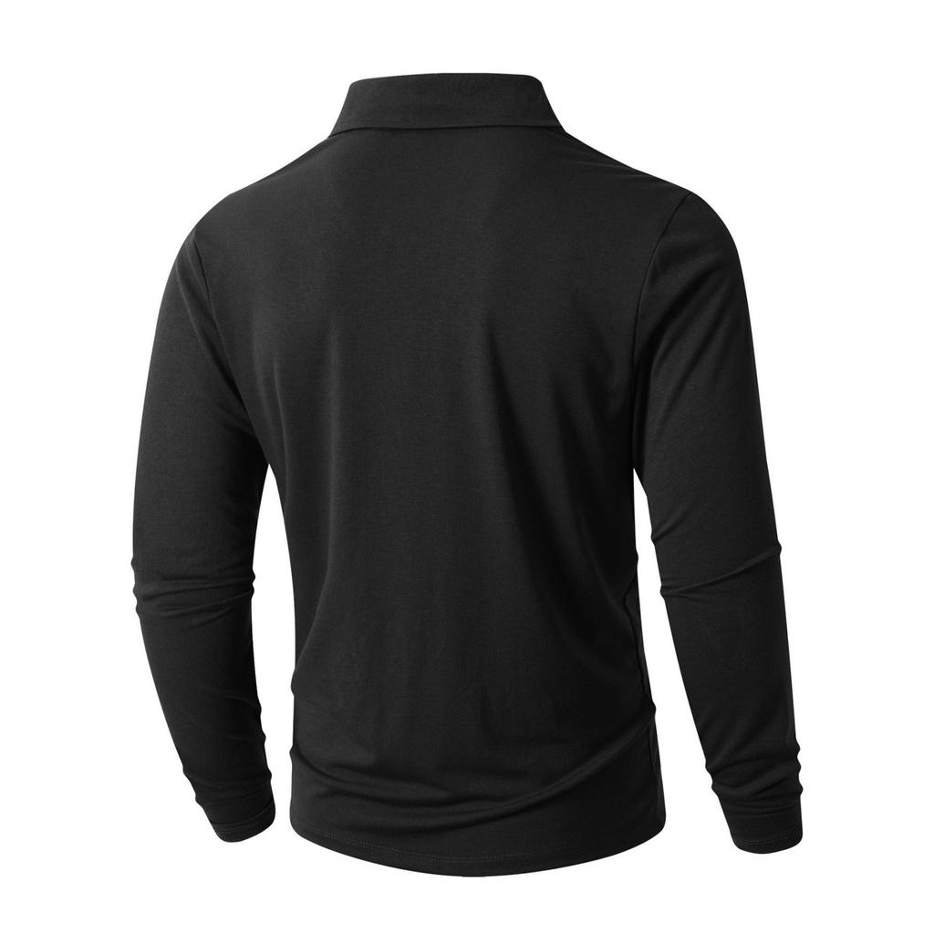 Men's Long Sleeve Color Shirt for Outdoor Casual Wear