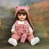Fashion New Reborn Doll 55cm Full Glue Simulation Baby Doll Birthday Gift Girl Toy Doll For Children
