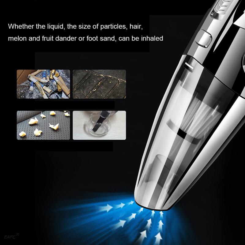 Aspirator portabil fără fir Aspirator portabil, reîncărcabil, cu aspirare cu ciclon, Încărcare rapidă pentru părul de casă Mini curat