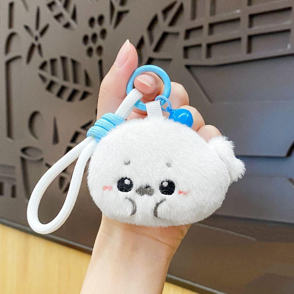 Ocean Animal Baby Seal Plush Toy Bag Pendant Seal Plush Keychain Little Seal Doll  Kids Toy