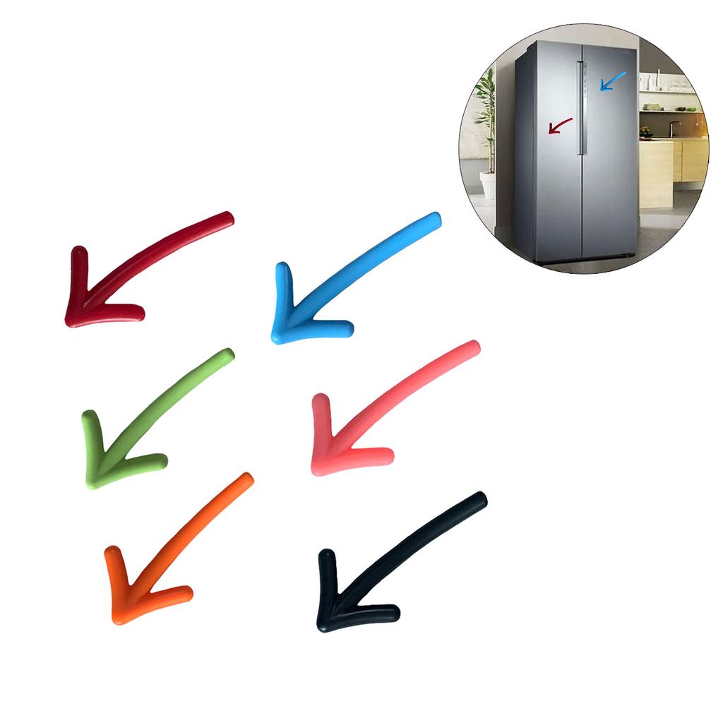 6pcs Fridge Magnets Arrow Decorative Refrigerator Magnet Kitchen Whiteboard Message Stickers Poster for Home Decorations