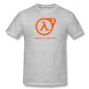 Unisex Half Life Lambda 3 Ich will glauben Grafik T-Shirt Herren Damen Retro Spiel Meme Druck Rundhals Kurzarm Locker Lässig Streetwear Tee Top