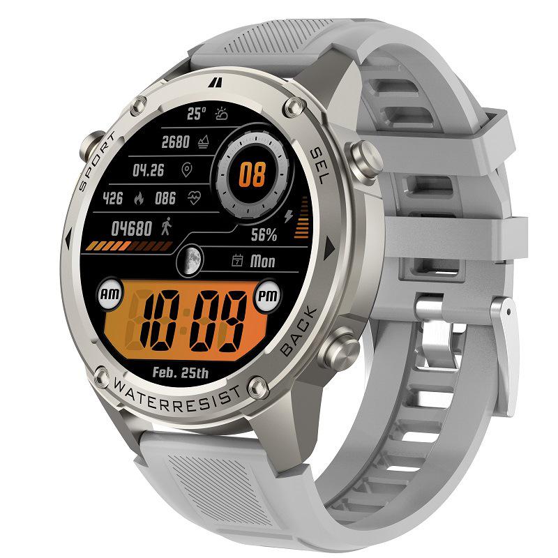 DM52 Smartwatch: Waterproof IP68, Bluetooth Calls, GPS Sport Tracker, Swimming-Compatible