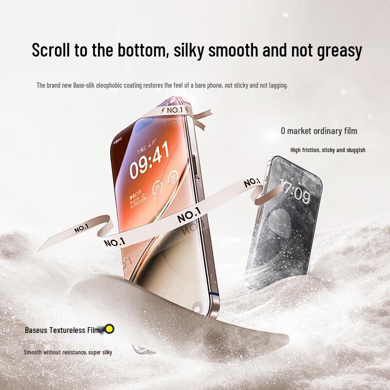 Baseus Dual Pack HD Tempered Glass Screen Protector for iPhone