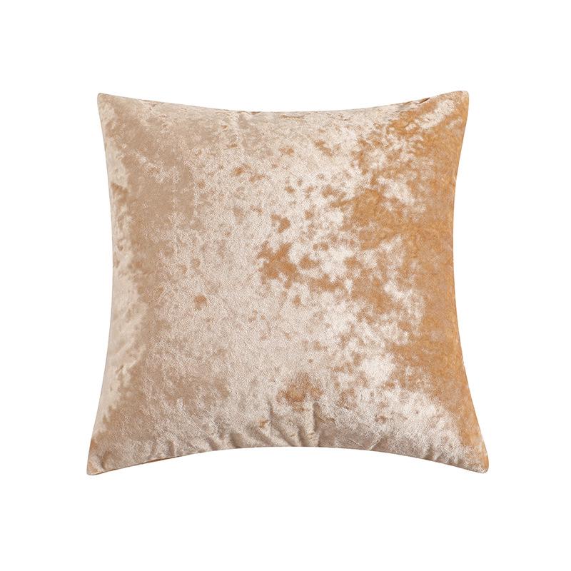 Golden Velvet Nordic Style Thickened Cushion Cover – Italian Light Luxury Home Decor