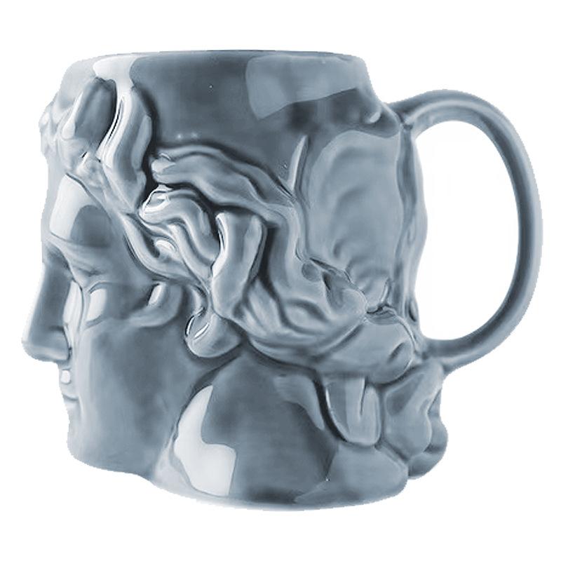 Hrnek Keramický Bůh Slunce Apollo Retro Vodní Hrnek Socha Obličejový Hrnček