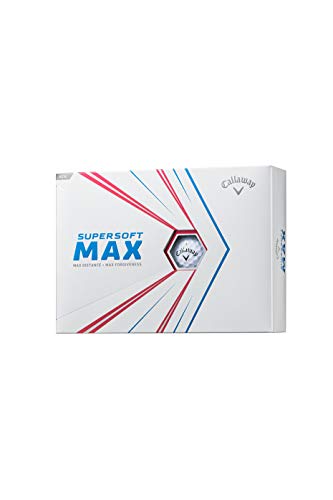 

Callaway Supersoft MAX 2021 Golf Balls, 1 Dozen (Pack of 12), 2 Pieces, White