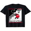 2025 Summer Mickey Mouse 100% Pure Cotton T-shirt Casual Top for Couple Outfits, Loose Short-sleeved Breathable
