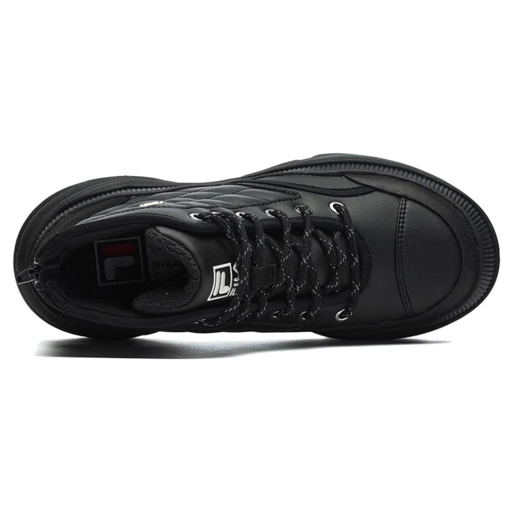 New FILA Bread Mid Top Casual Shoes Women's Black F12W241119FAB