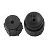 2pcs Replacement Dust Covers Car AC Valve Cap Kit With High 16mm And Low 13mm