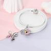 Charms Copperbaby Stroller Pacifier Footprint Pendants Fit Charms Plataoriginal Bracelet Women Jewellery Making Gifts