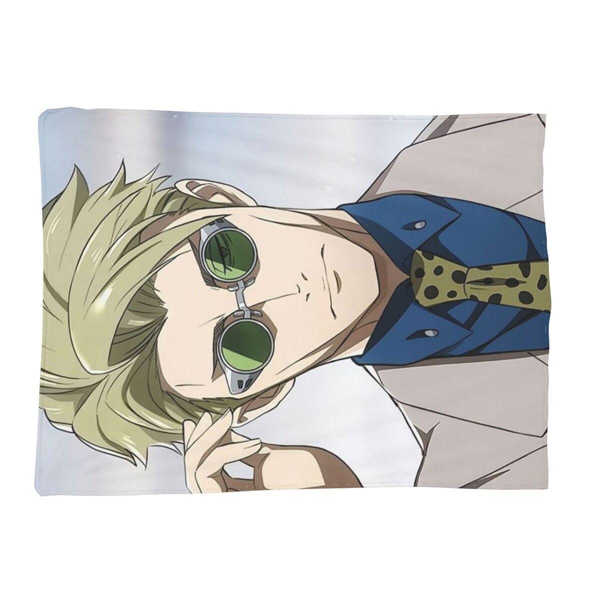 

Nanami Kento Jujutsu Kaisen Blanket Soft Warm Flannel Throw Blanket Bedspread for Bed Living room Picnic Travel Home Couch 80x120cm