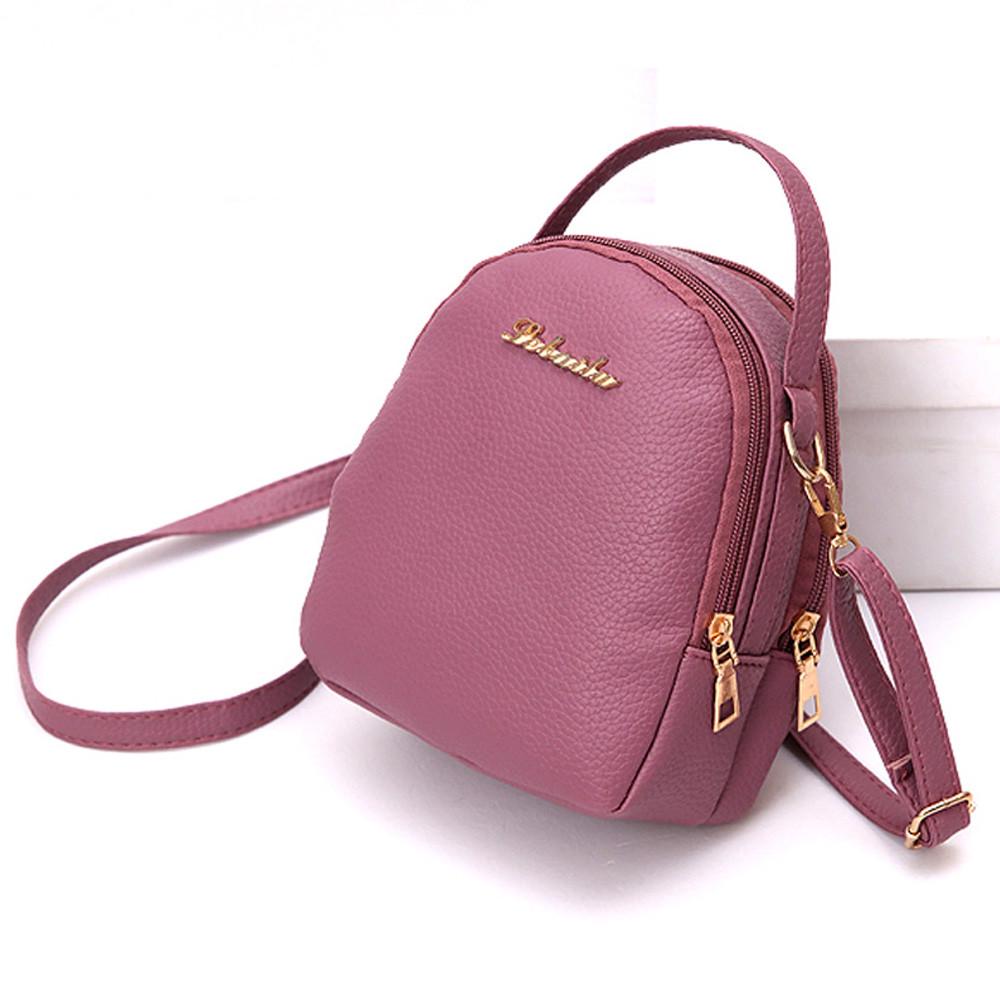 Buy Women Casual Small Style Rucksacks Shopping Bag Soft Shoulder Bags ...