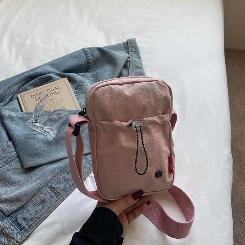 Mini Crossbody Bag For Women With Nylon Material And Zipper Closure For Daily Use