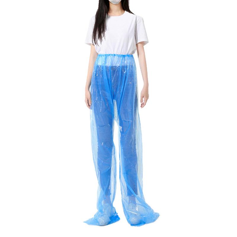 1PC Pack Fuß Outdoor Reise wasserdichte Regenhose Einwegbedarf Regenhose klar Regenmantel