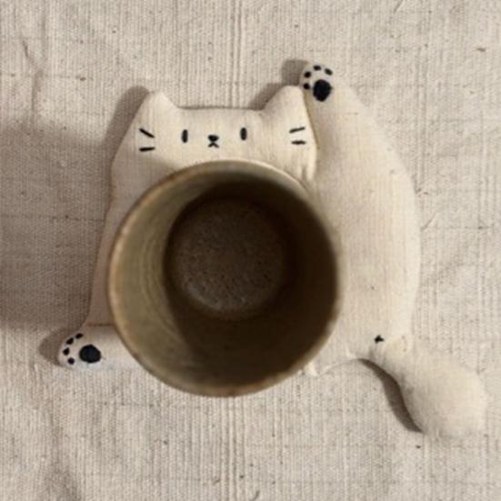 Cat Paw Coaster, Cute Animal Drink Coasters, Heat Insulation Mat for Coffee Cups, Absorbent Table Mat for Home Kitchen