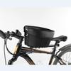 Cesta para Bicicleta de Perro Cesta de Compras para Bicicleta de Montaña Transportador Portátil para Gatos y Perros para Manillar Delantero de Bicicleta con Revestimiento de Esponja Correa de Seguridad