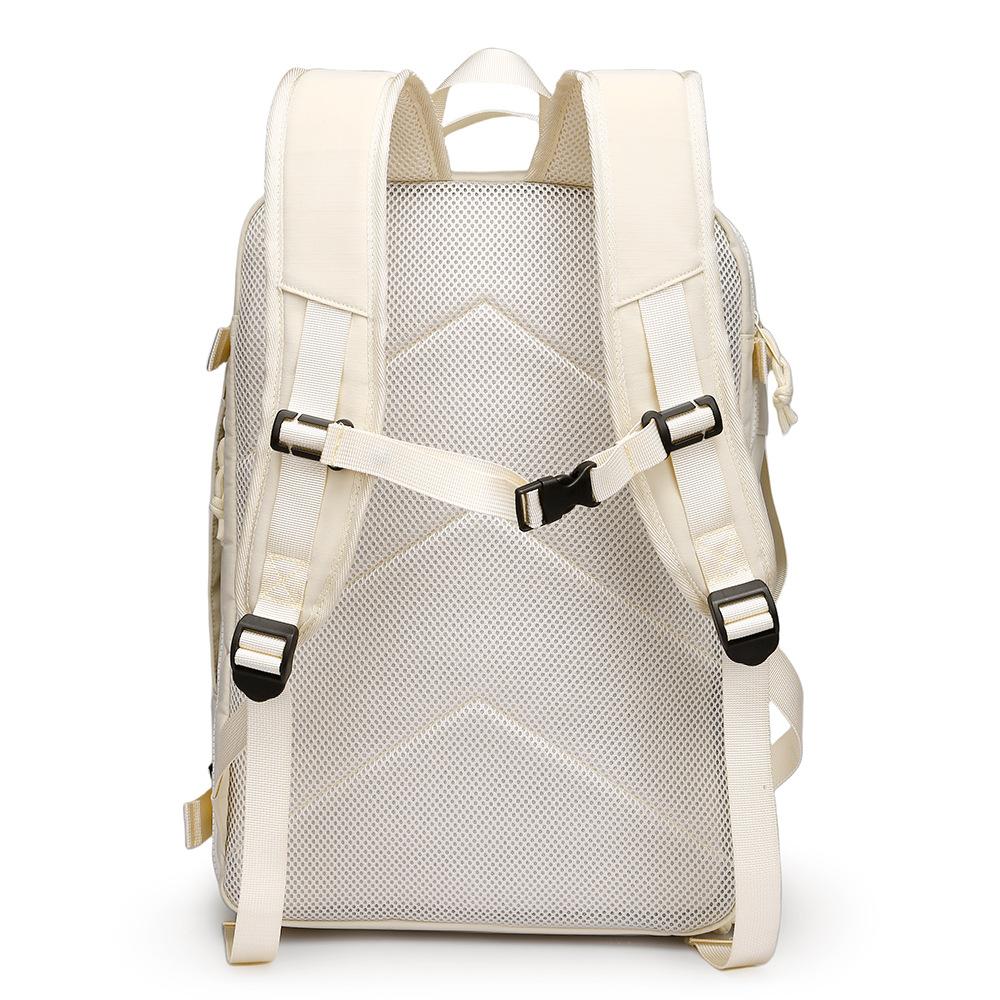 Box-style Open Bag Outdoor Simple Backpack Breathable and Burden-reducing Shoulders Large Capacity Men's Bag USB Independent Shoe Bin