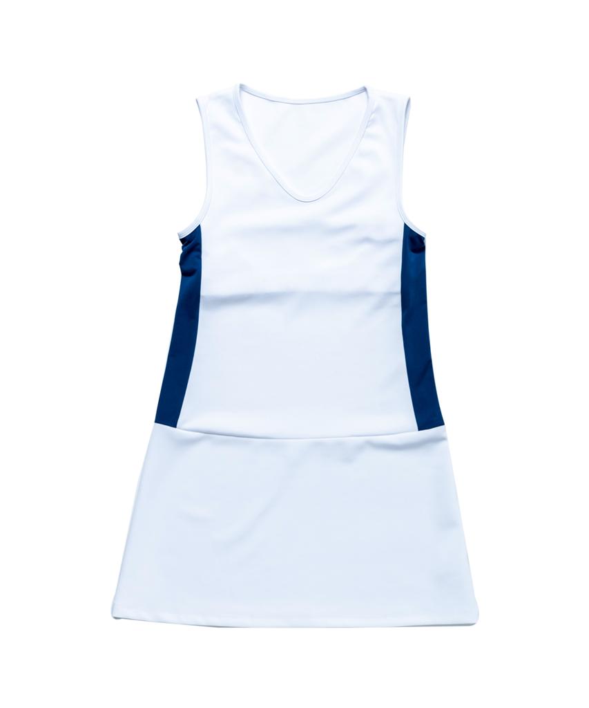 Laellipointeu Double Tennis Dress_White