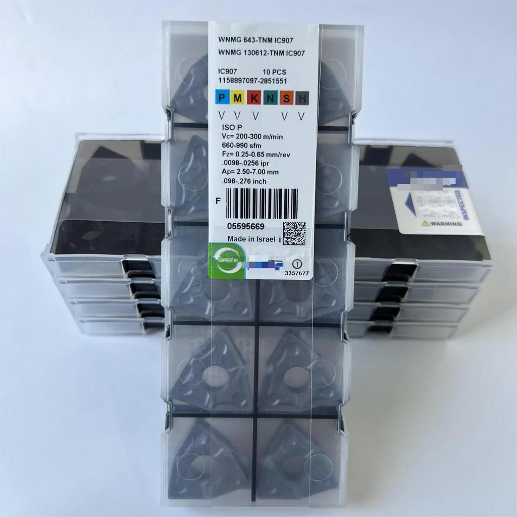 WNMG130612-TNM IC907 /Industrial indexable Carbide Inserts 10 PCS ()