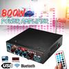 2.0 Channel 220V 800W Black Bluetooth Amplifier with Remote Control Stereo Surround Amplifier