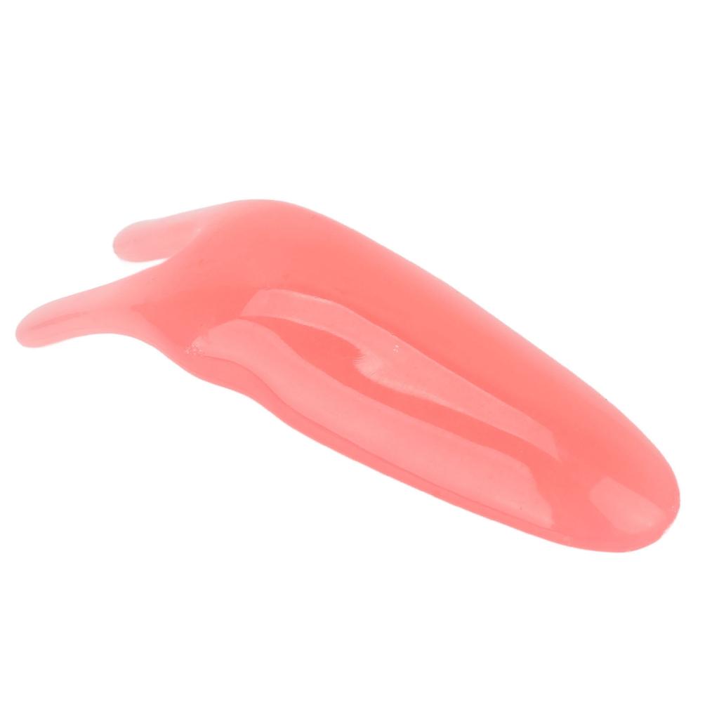 Nose Reduction Massager ABS Burr Free Smooth Eliminate Puffiness Small Nose Scraper for Beauty Pink