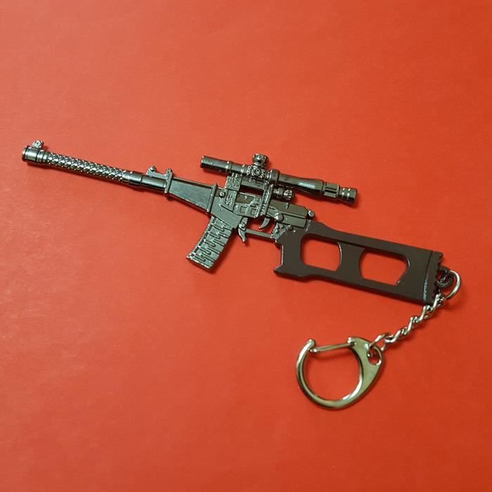 Pistolet d'arme porte-clés pistolet en métal 3D