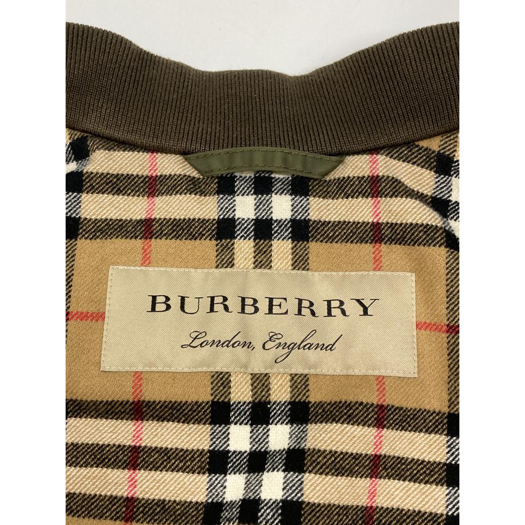 BURBERRY Khaki 9905652 MA-1 Bomber Jacket Jacket 50 khakiUsed
