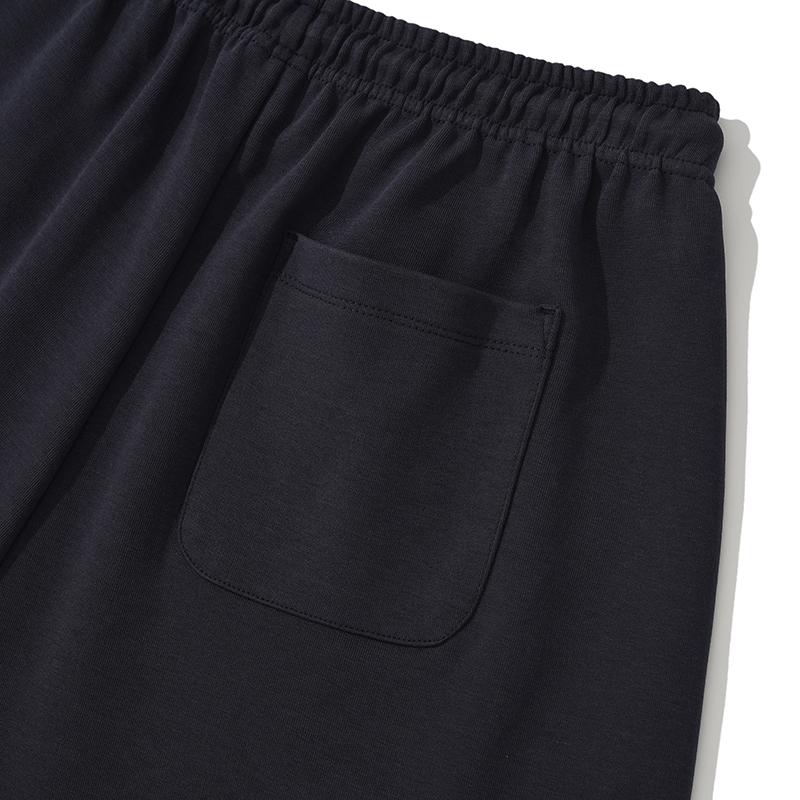 KIRSH Plain Half Elastic Waist Pants [Dark Navy]